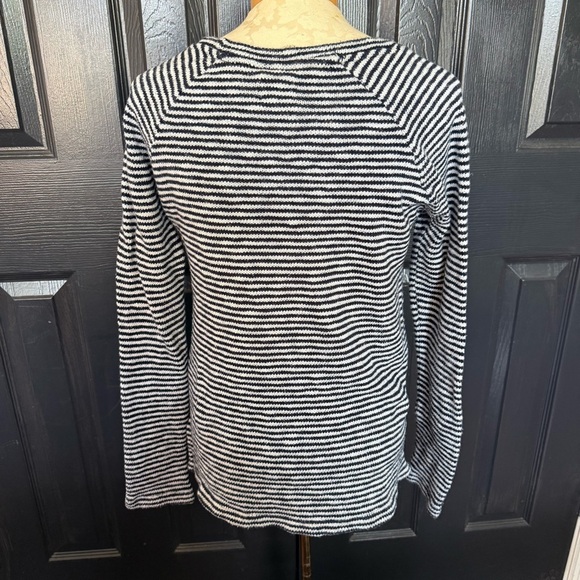 Sundry Anthropologie Coastal Nautical Striped LOCALS ONLY Embroidered Sweater - Picture 8 of 12